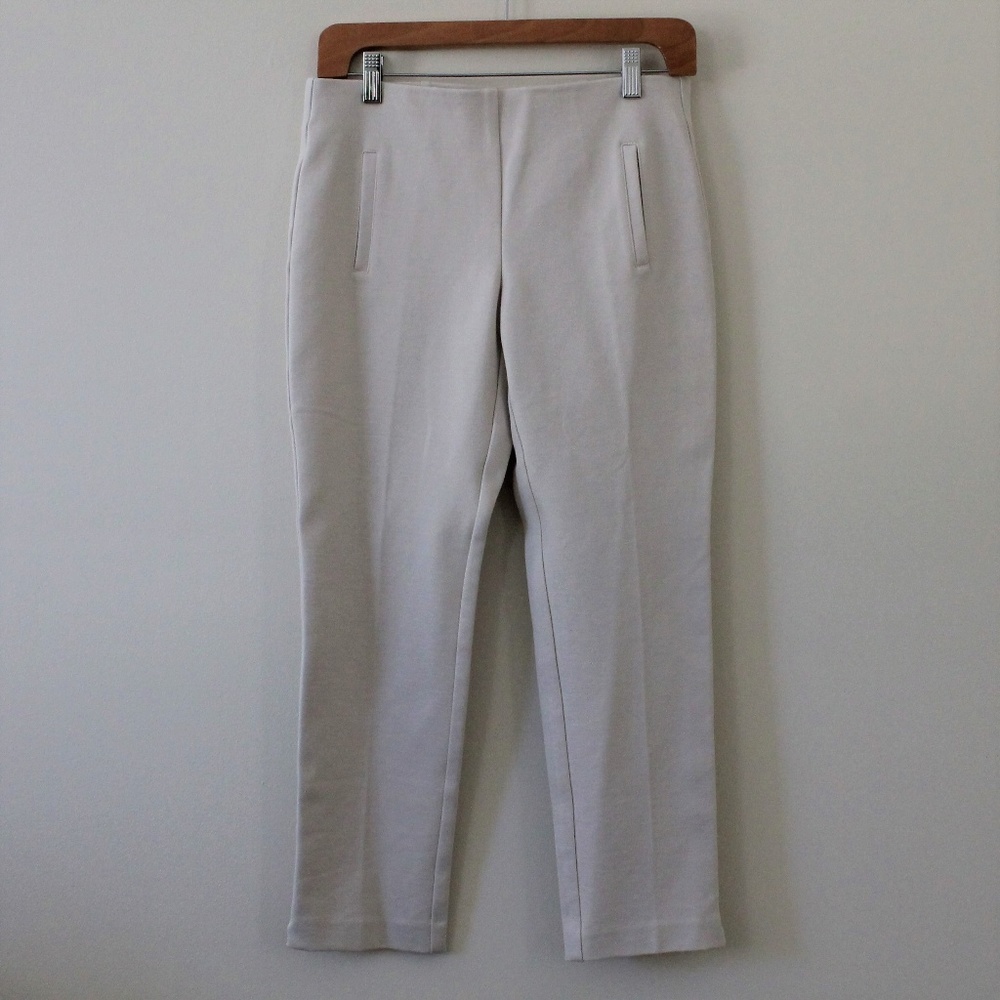 Petite Chico's Cream Colored Pull-On Dress Pants